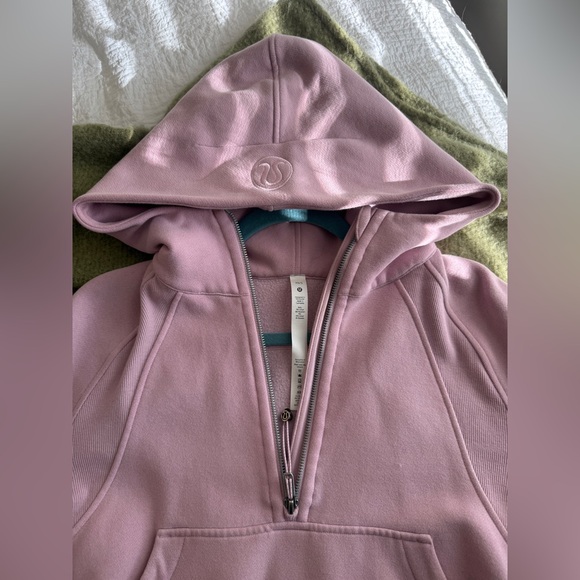 Lululemon Pink Peony Scuba Halfzip - Picture 9 of 11